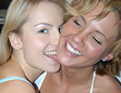 Angela and Catlynn From Girl Kiss